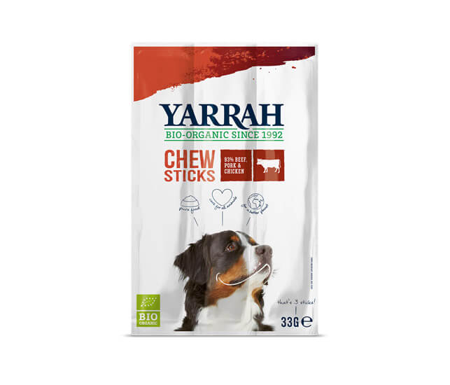 Yarrah Fleisch-Kaustangen für Hunde (Kausticks)
