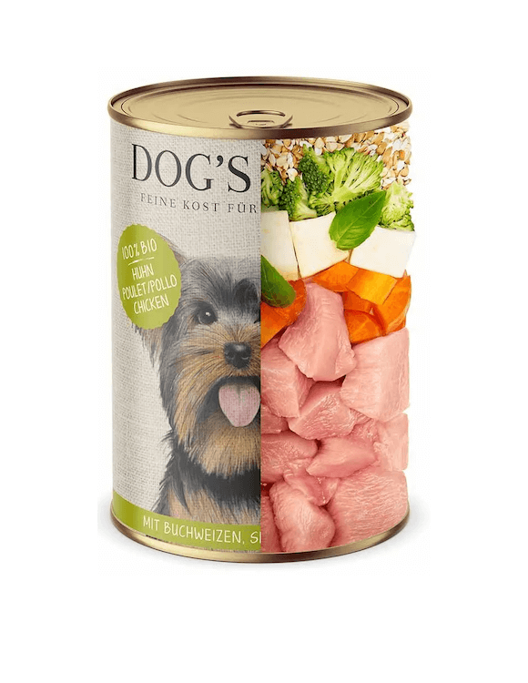 Dog's Love HUHN, Buchweizen, Sellerie & Basilikum