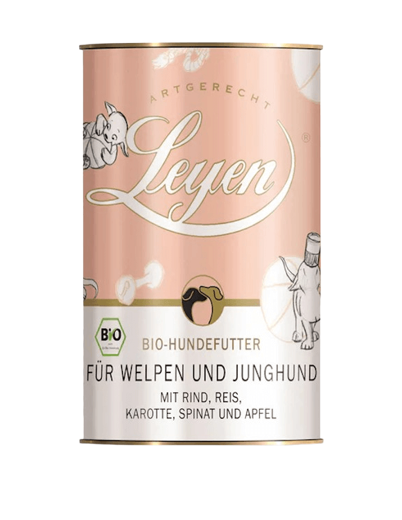 Leyen für Welpen und Junghunde mit Rind