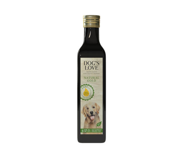 Dog's Love Natural Gold Bio Öl kaltgepresst für Hunde kaufen
