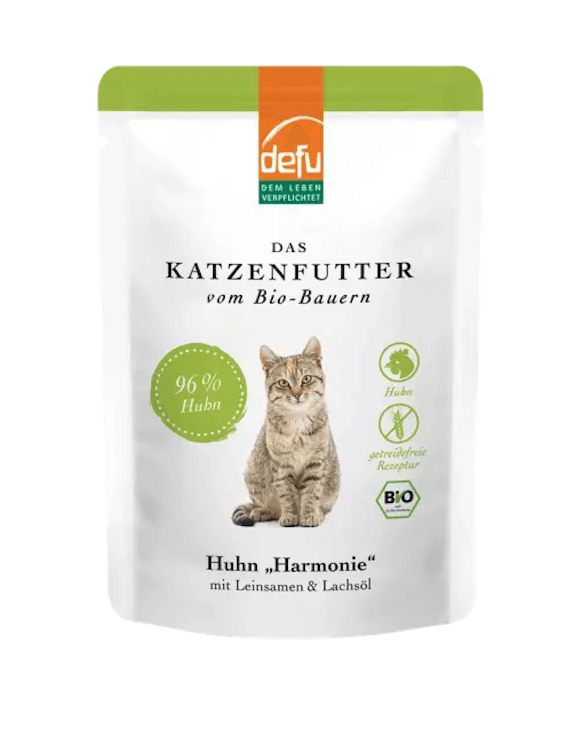 Defu Huhn "Harmonie" mit Karotten, Leinsamen & Lachsöl