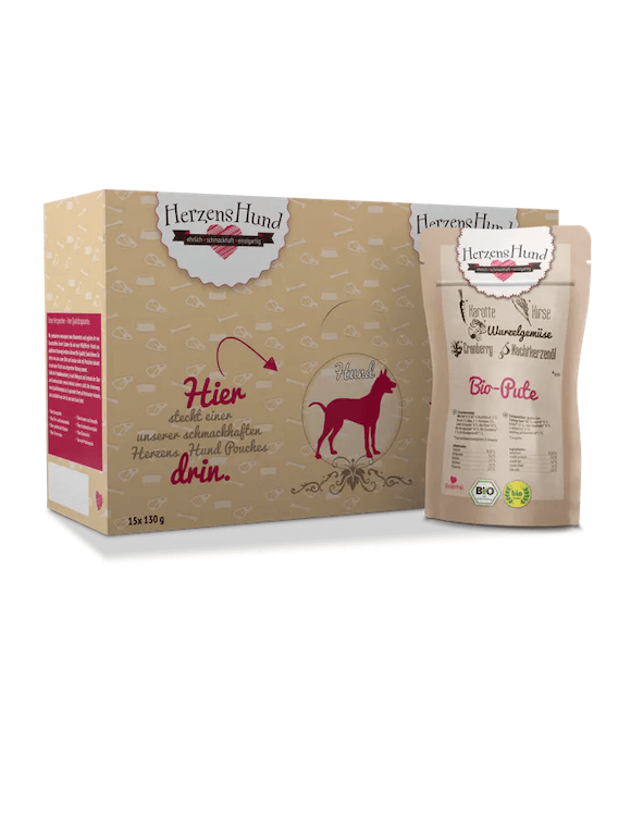 HerzensHund Pute mit Gemüse