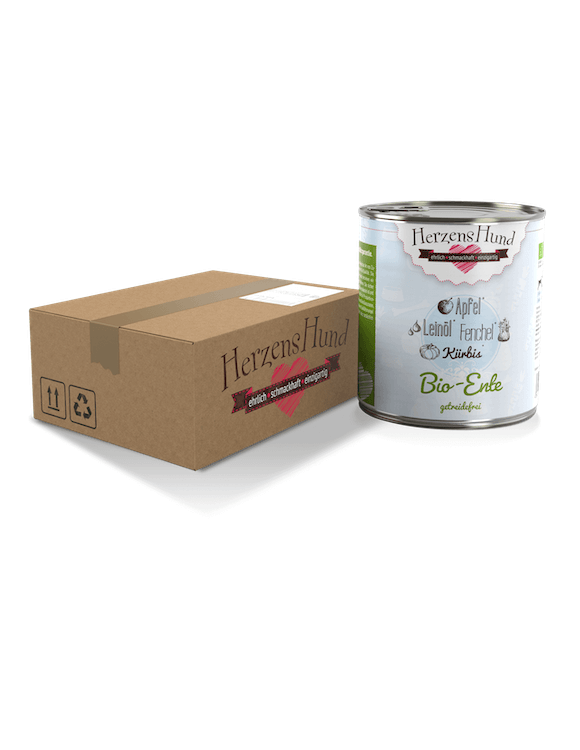 HerzensHund Ente mit Gemüse getreidefrei