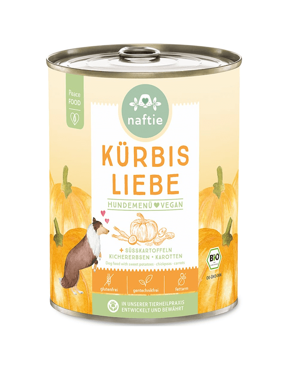 Naftie Kürbis Liebe mit Süßkartoffeln, Kichererbsen & Chiasamen
