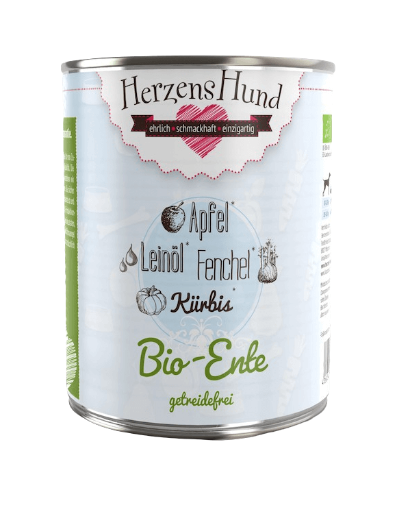 HerzensHund Ente mit Gemüse getreidefrei