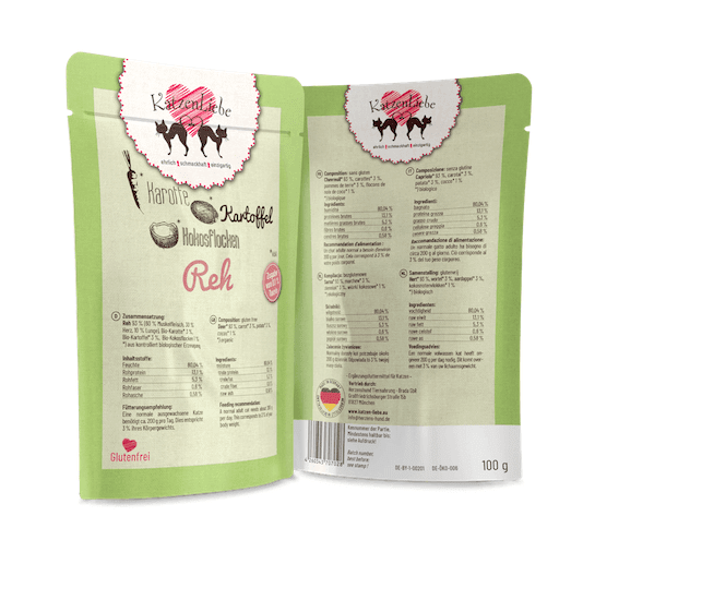 KatzenLiebe Reh mit Bio-Kartoffeln