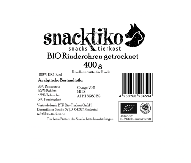 Snacktiko Rinderohren