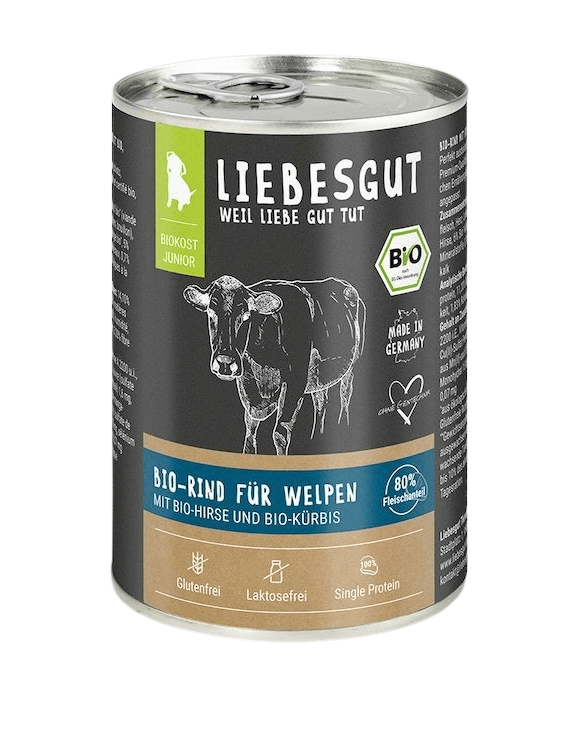 Liebesgut Rind mit Hirse und Kürbis (Junior)