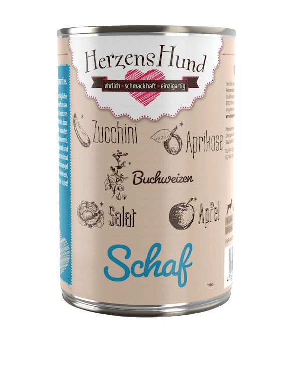 HerzensHund Schaf mit Bio-Gemüse