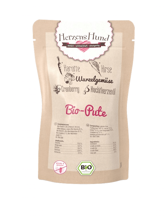 HerzensHund Pute mit Gemüse
