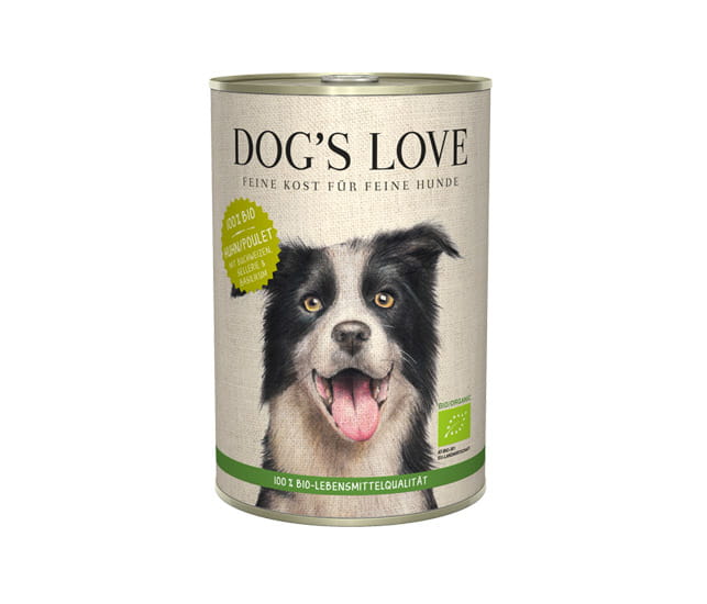 Dog's Love HUHN, Buchweizen, Sellerie & Basilikum