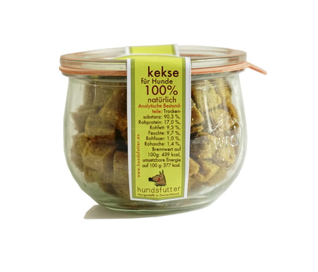 Hundsfutter Käse Kekse Hunde-Leckerli handgemacht vegan