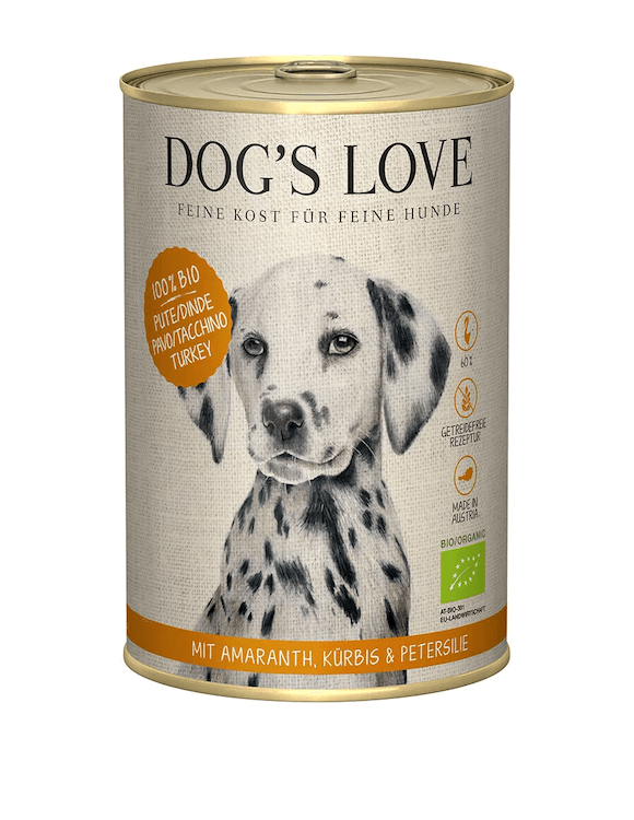 Dog's Love PUTE, Amaranth, Kürbis & Petersilie