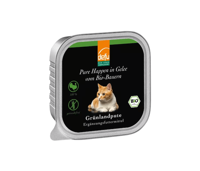 Defu Katze Grünlandpute - Feine Happen in Gelee