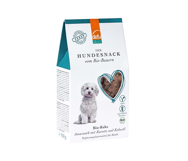 Defu Hunde-Keks Amaranth mit Karotte und Kokosöl