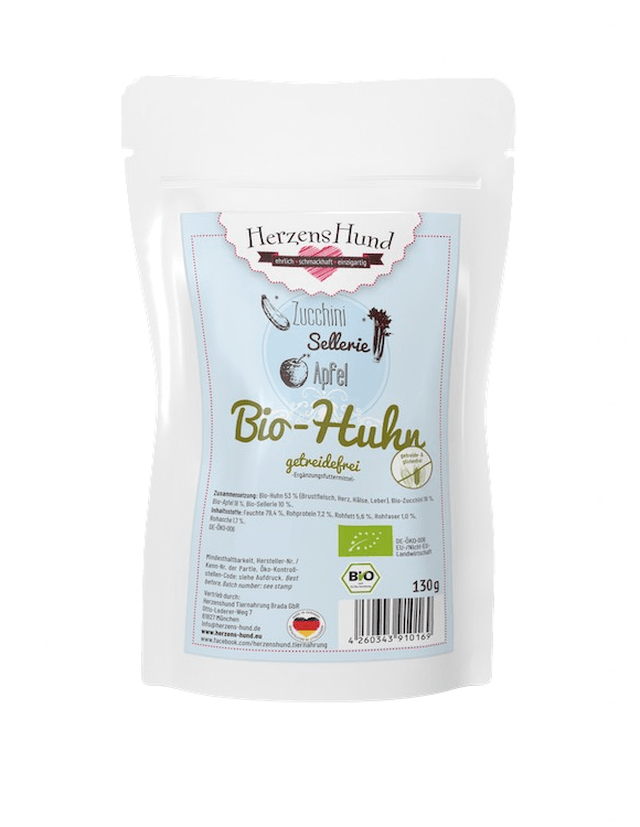 HerzensHund Huhn mit Zucchini - getreidefrei