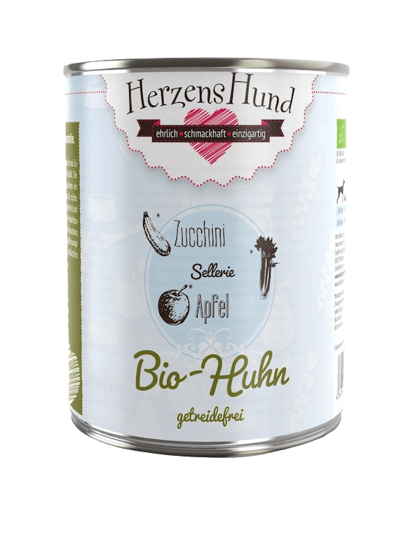HerzensHund Huhn mit Zucchini - getreidefrei