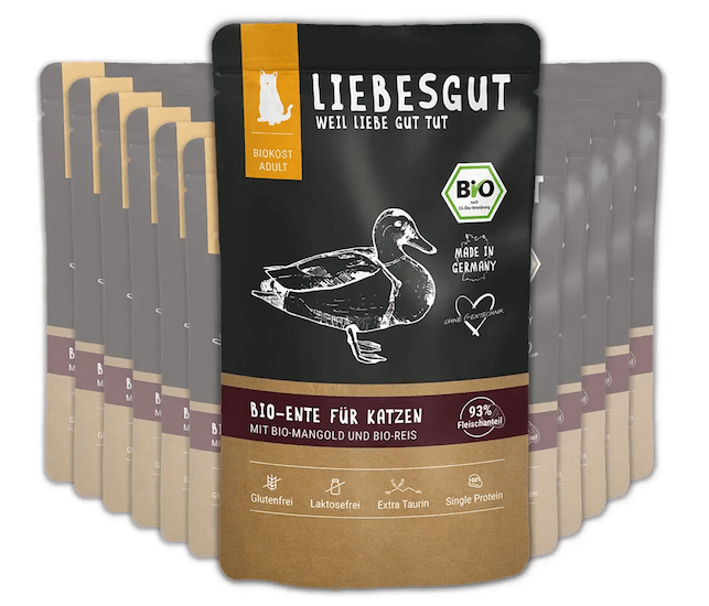 Liebesgut Ente mit Mangold und Reis (Adult)