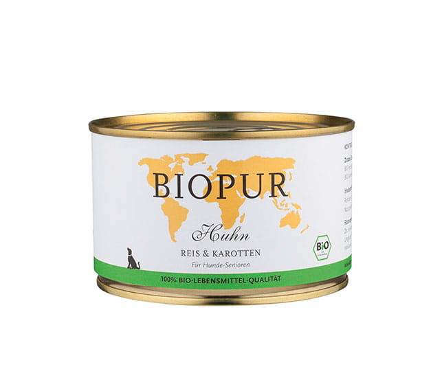 Biopur Senior Huhn, Reis & Karotten