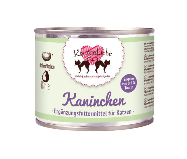 KatzenLiebe Kaninchen mit Bio-Birne