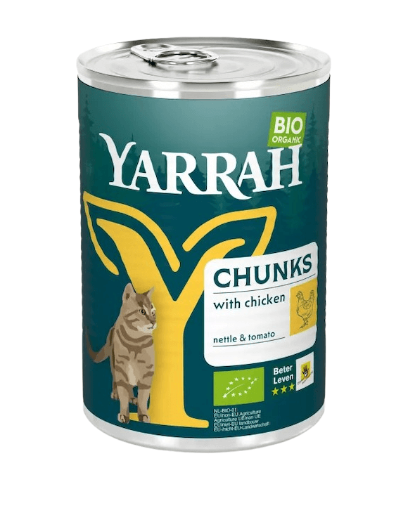 Yarrah Bröckchen mit Huhn für Katzen