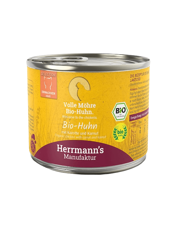 Herrmanns Huhn mit Karotte & Kamut
