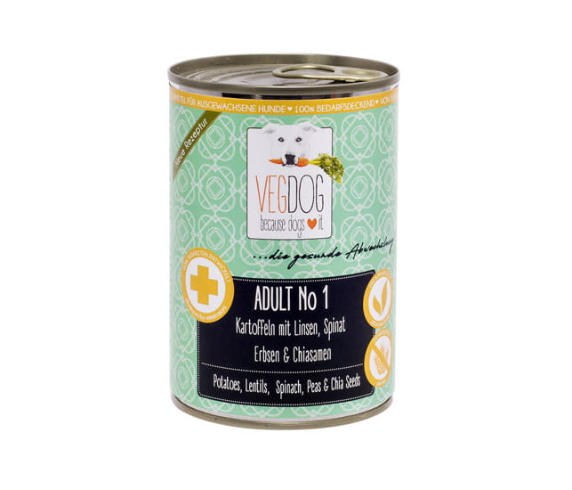 Vegdog Adult No1 veganes Hundefutter – Glutenfrei & Sojafrei