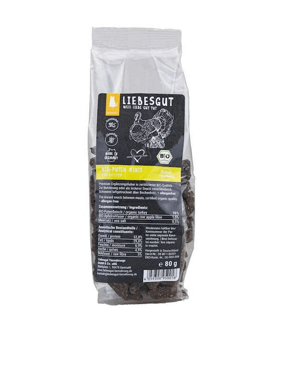 Liebesgut Puten-Minis (Katzensnack)