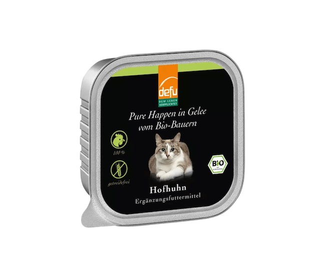 Defu Katze Hofhuhn - Feine Happen in Gelee