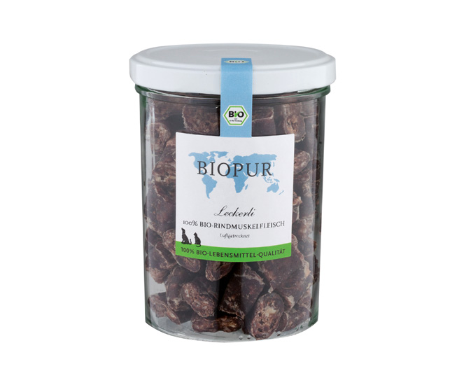 Biopur Rindswurst geschnitten im Glas