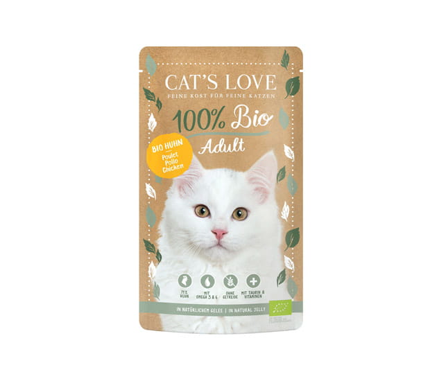 Cat's Love Adult Huhn im Pouch für Katzen