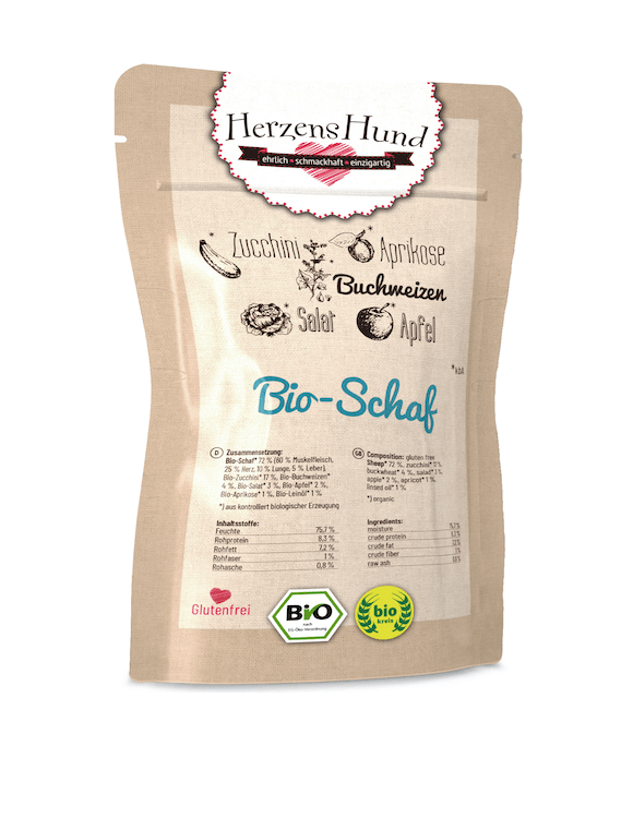 HerzensHund Schaf mit Buchweizen