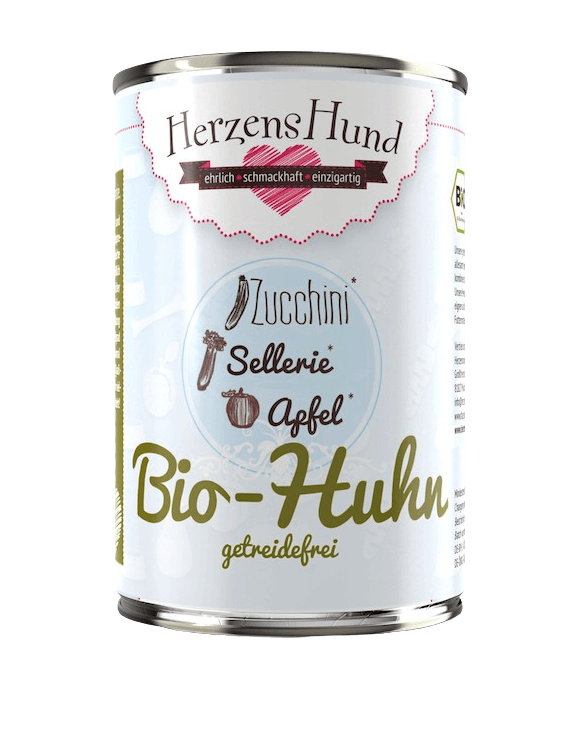 HerzensHund Huhn mit Zucchini - getreidefrei