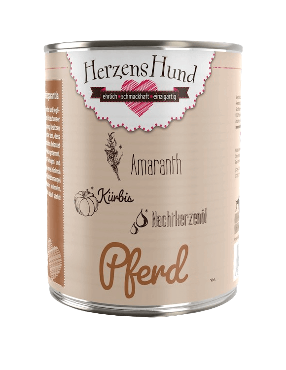 HerzensHund Pferd mit Bio-Gemüse