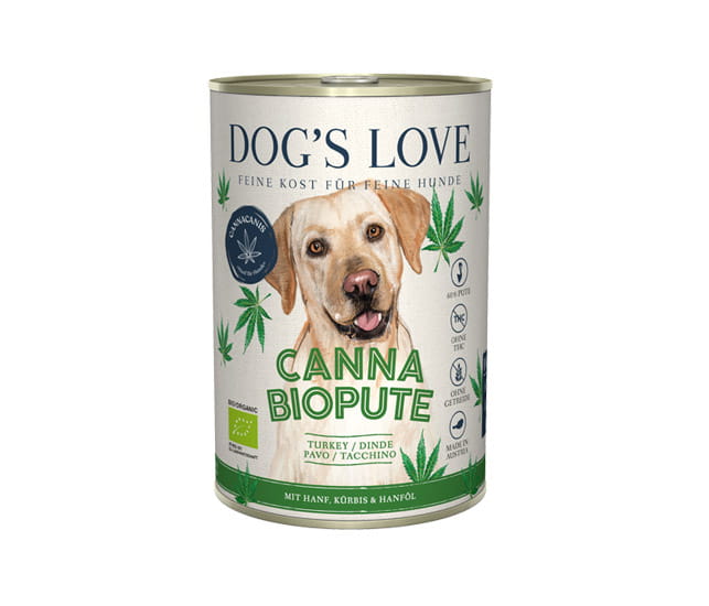 Dog's Love Canna Pute mit Hanf & Kürbis