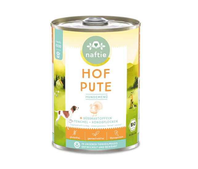 Naftie Hof Pute mit Süßkartoffel, Fenchel und Kokosflocken