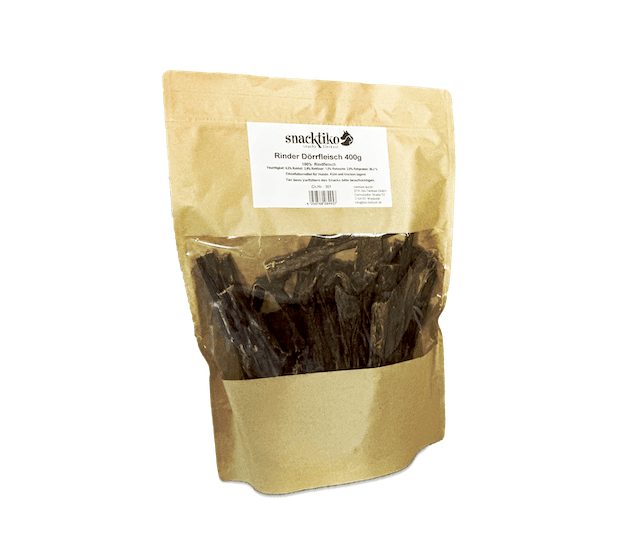 Snacktiko Rinder-Dörrfleisch (Schlundfleisch)