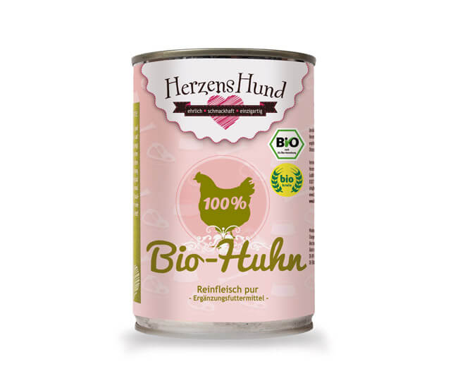 HerzensHund Huhn Reinfleisch pur