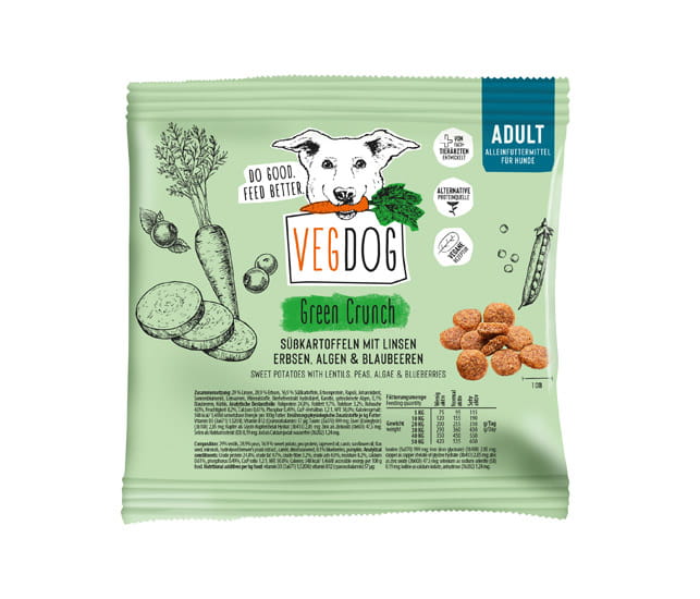 Vegdog Trockenfutter Green Crunch
