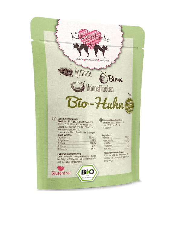 KatzenLiebe Huhn mit Quinoa