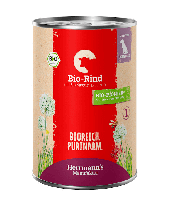 Herrmanns Rind mit Karotten purinarm