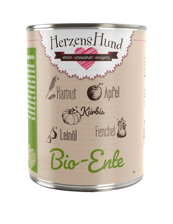 HerzensHund Ente mit Gemüse