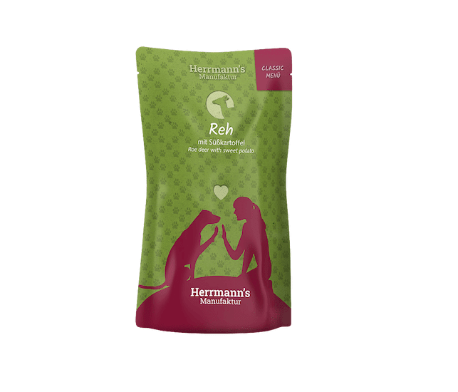 Herrmanns Reh mit Bio Süßkartoffeln & Beeren (Classic Menü)