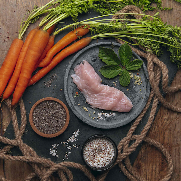 Liebesgut Pute mit Karotte und Amaranth (Sensitiv für Katzen)