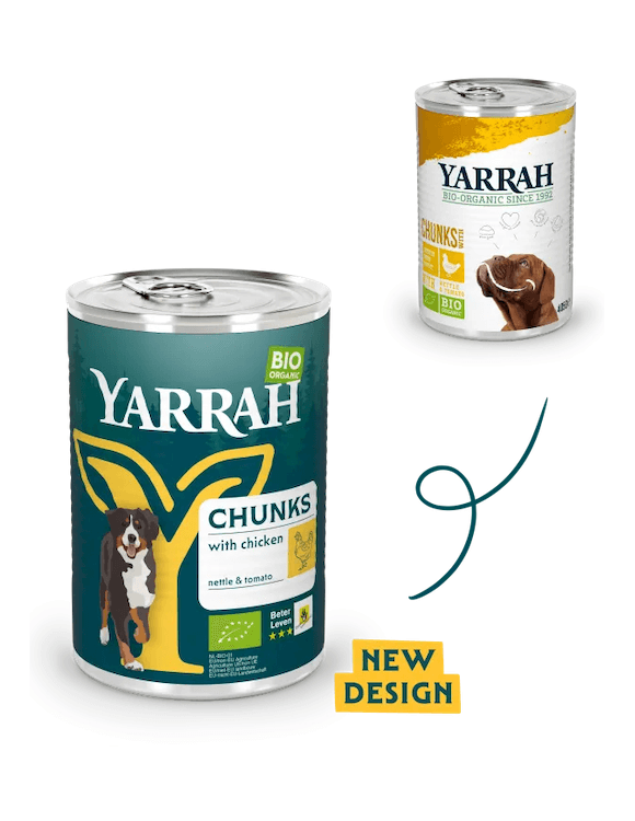 Yarrah Bröckchen mit Huhn für Hunde