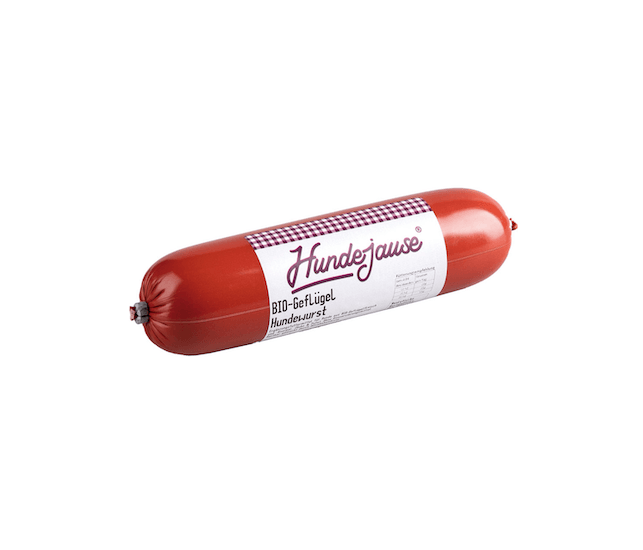 Hundejause Geflügel-Trainingswurst für Hunde
