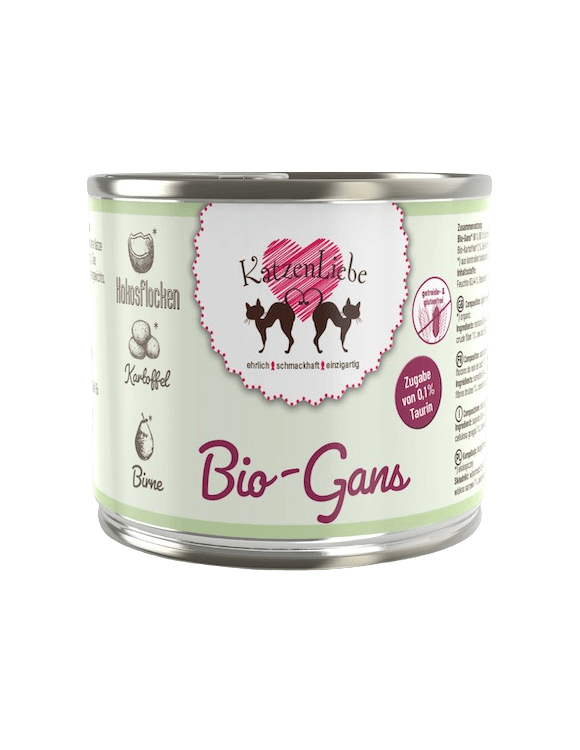 KatzenLiebe Gans mit Kartoffel