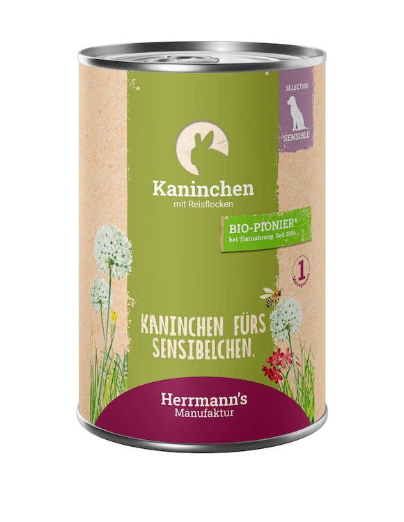 Herrmanns Kaninchen mit Bio-Reisflocken