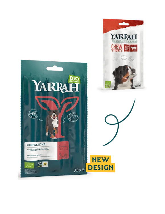 Yarrah Fleisch-Kaustangen für Hunde (Kausticks)