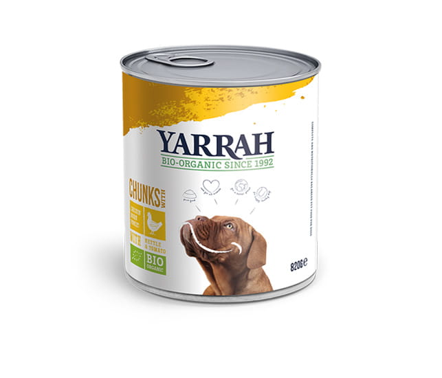 Yarrah Bröckchen Huhn Brennnessel Tomate